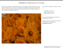 Tablet Screenshot of daffodils.dinosaurhill.org